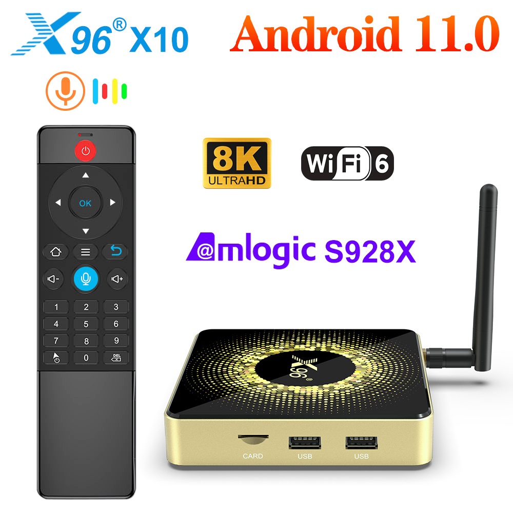 Home Cinema Google - X96 X10 Amlogic S928X-J TV Box