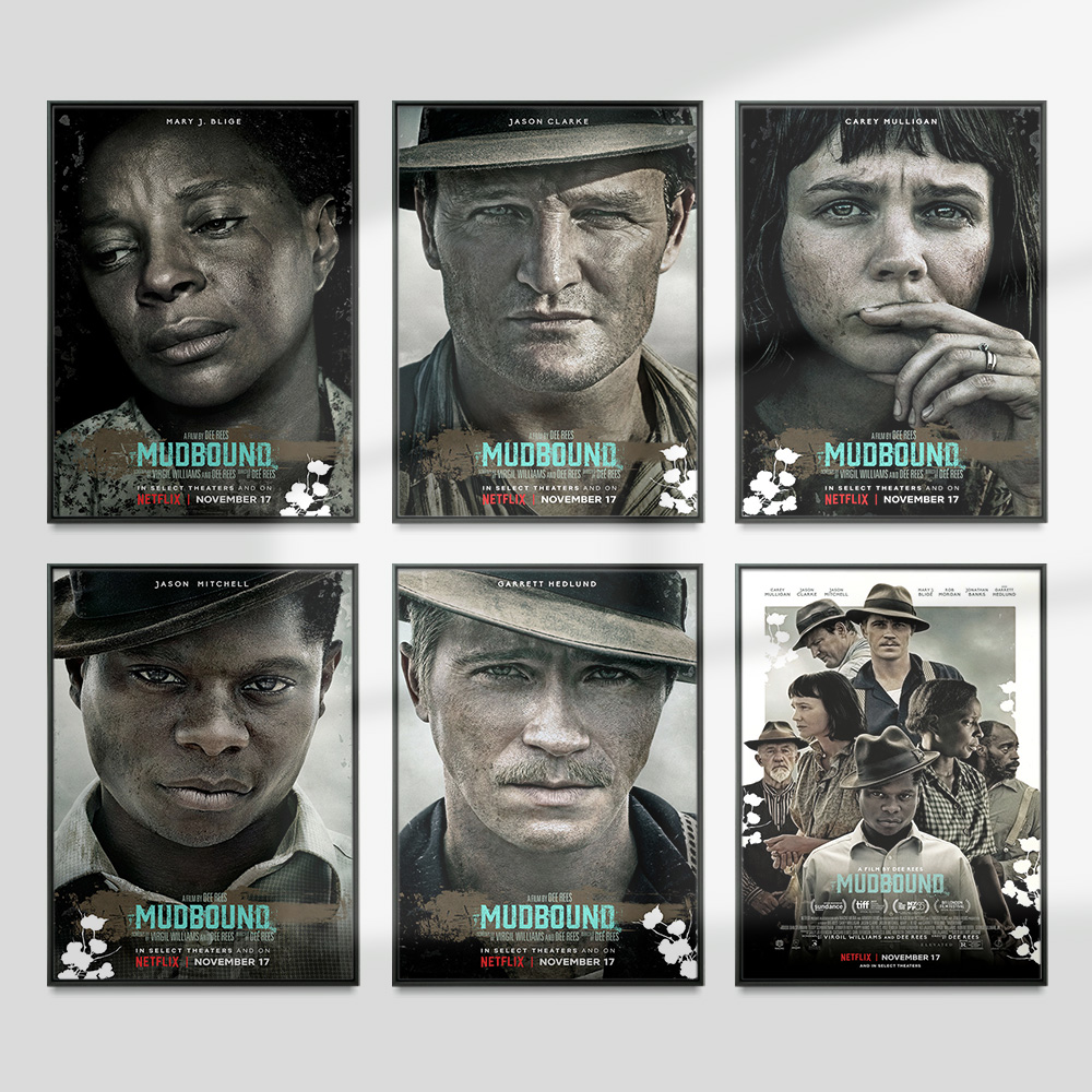 Home Cinema The Drama - Plakat Filmowy Mudbound Amerykańska Historia Dramat
