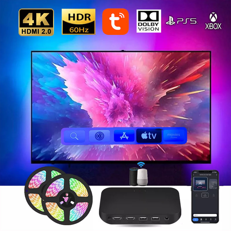 Home Cinema Google - Smart Ambient TV Led Backlight For