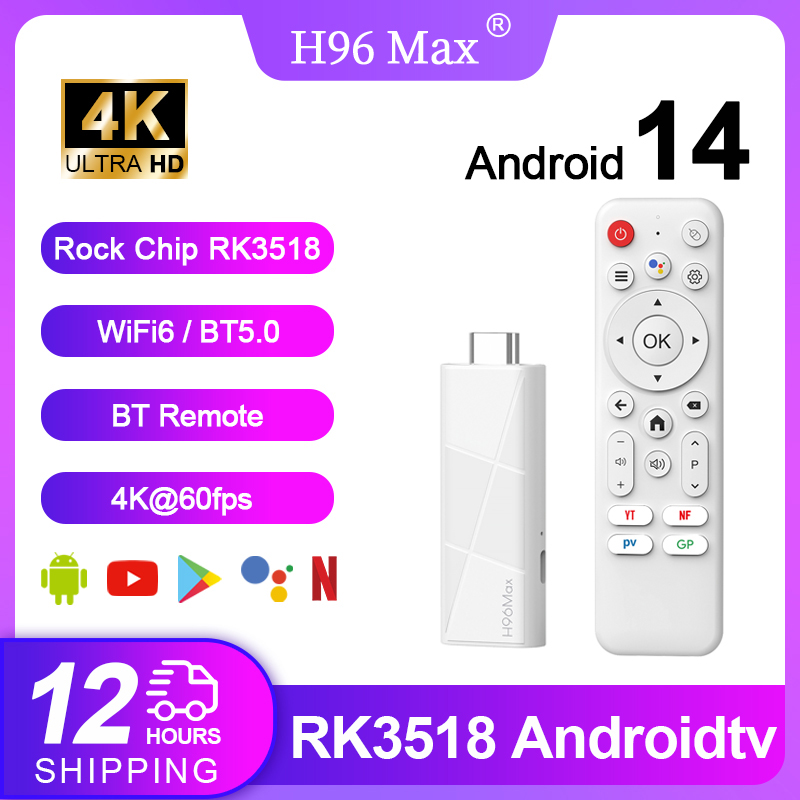 Home Cinema Google - H96 MAX RK3518 Android14 Smart Mini