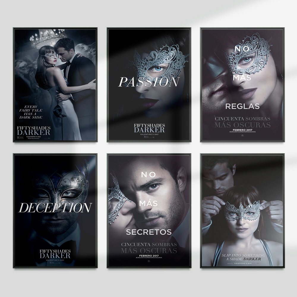 Home Cinema The Drama - Plakat Filmowy Fifty Shades Darker Erotyczny