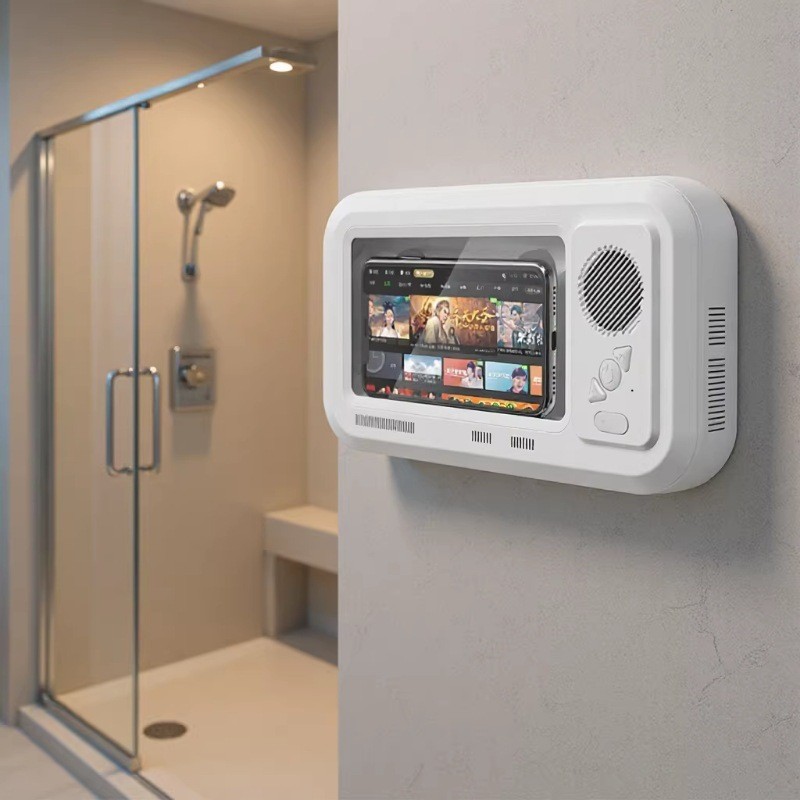 Wall Mount Speaker - Wodoodporny uchwyt na telefon z ekranem