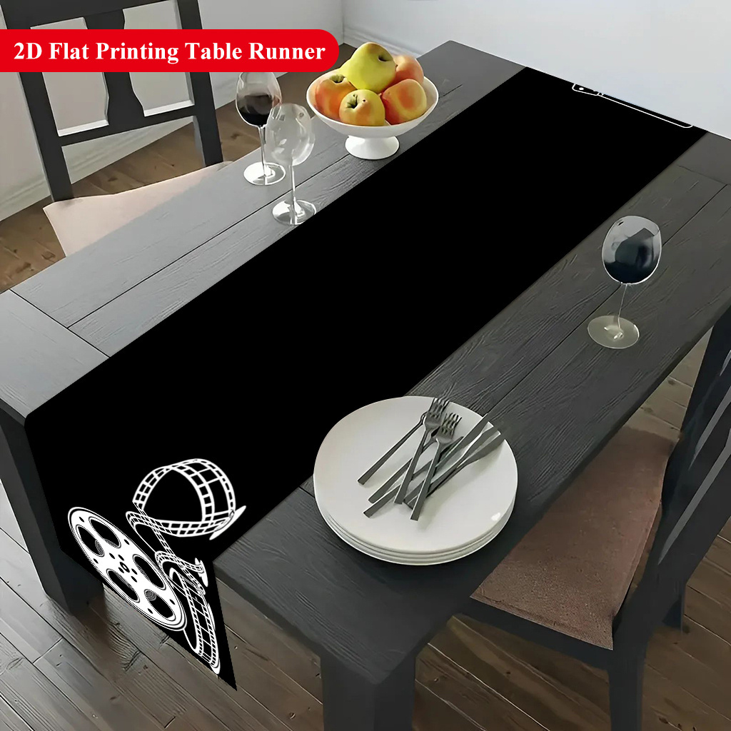 Home Cinema Restaurant - Obrus z motywem klapera filmowego -