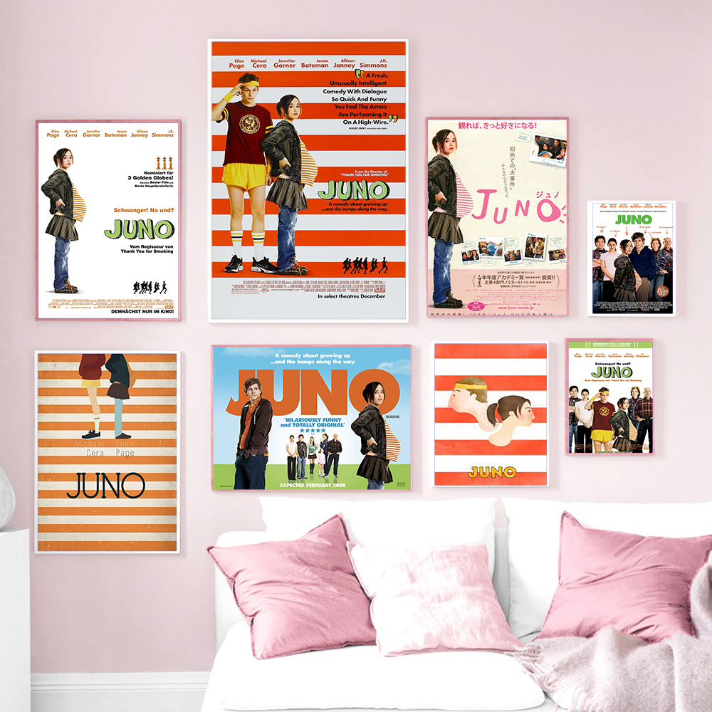 Home Cinema The Drama - Juno komedia dramat Film nadrukowany plakat
