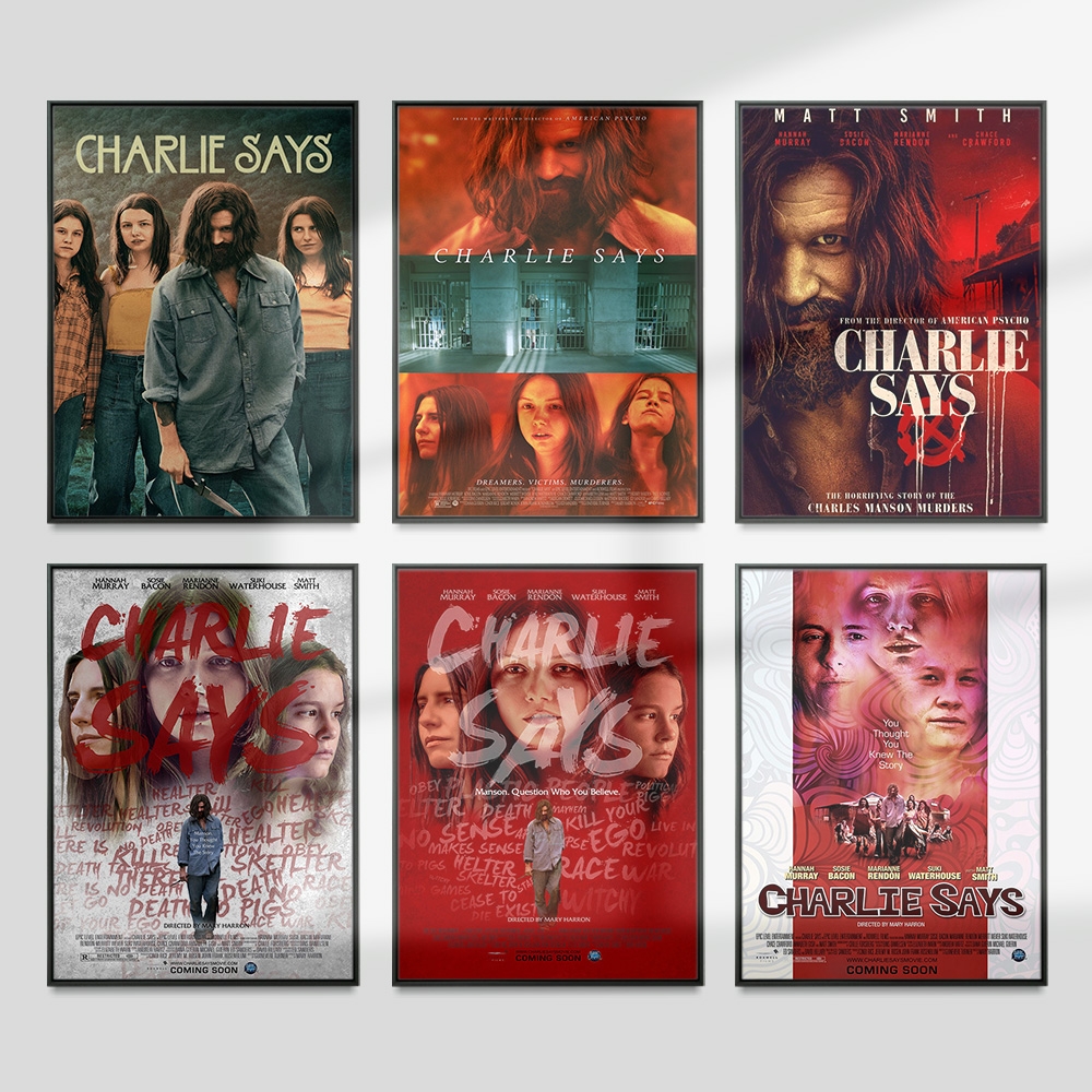 Home Cinema The Drama - Charlie Says Biograficzny Dramat Film Plakat