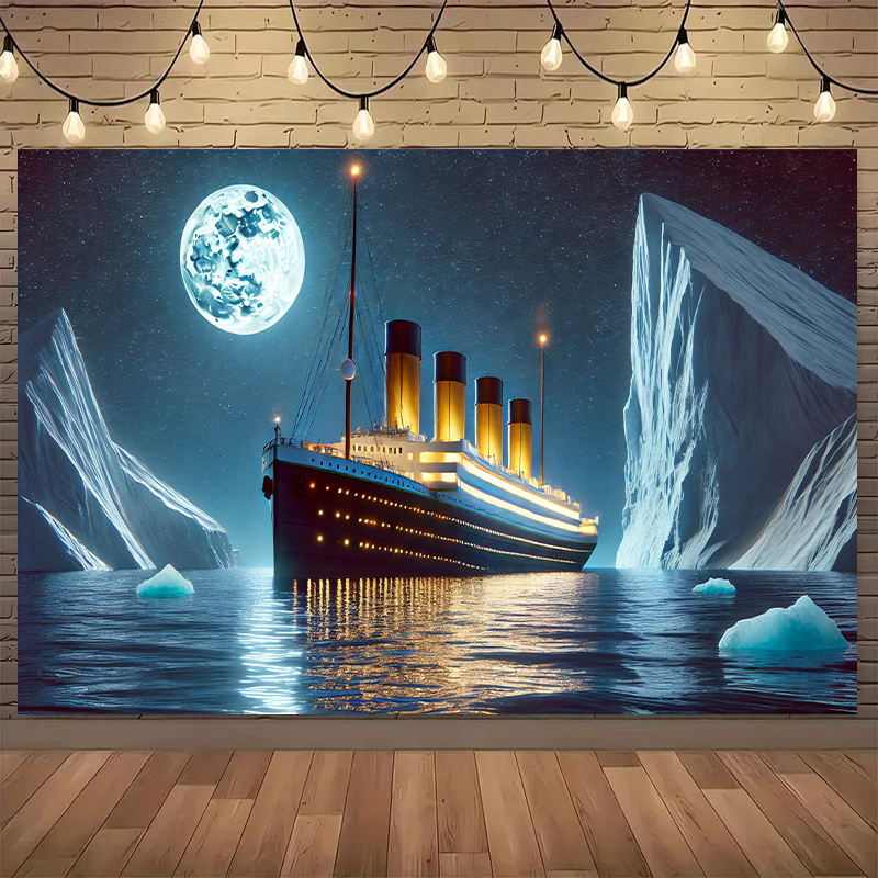 Home Cinema The Drama - Gobelin z motywem filmowym: Titanic, lodowiec,
