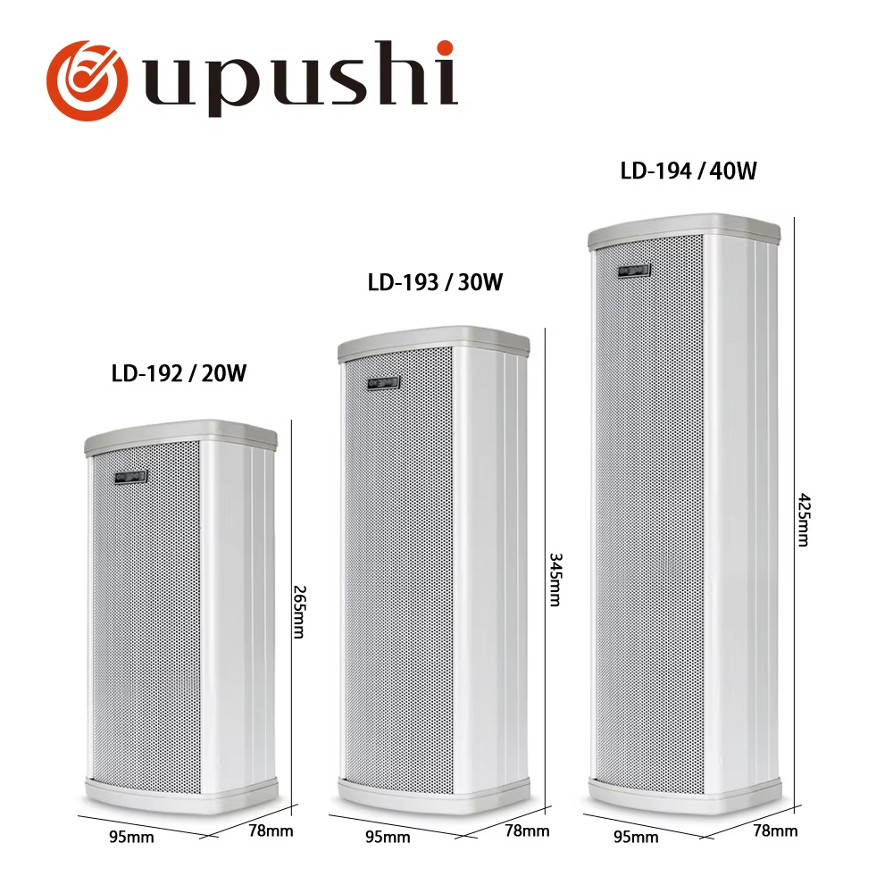Wall Mount Speaker - Wodoodporne głośniki zewnętrzne Oupushi 4-calowe głośniki