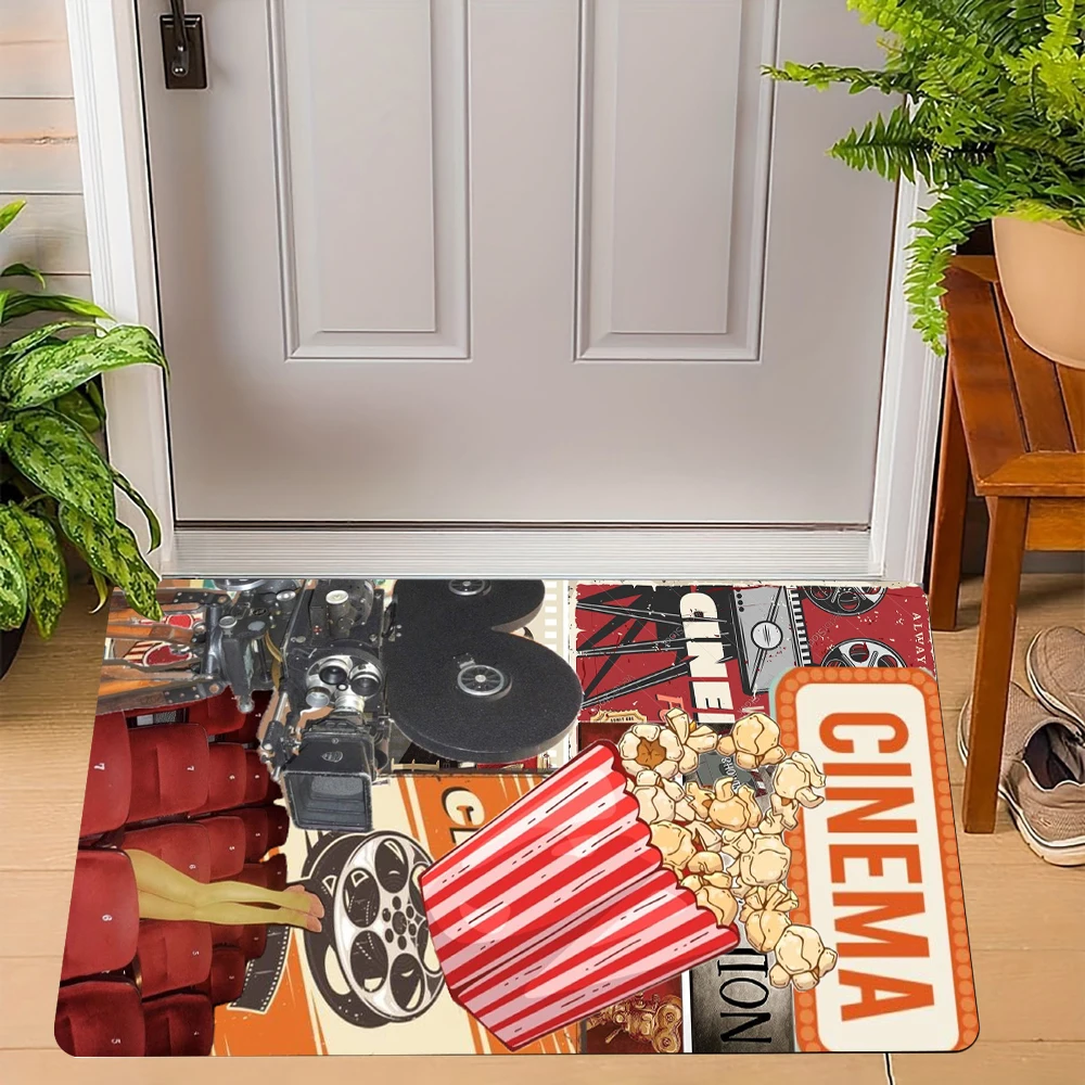 Wycieraczka z motywem kina, ró – Home Cinema Flooring recenzja i cena