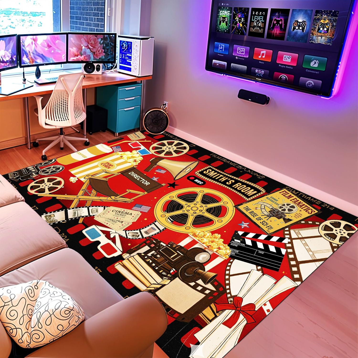 Dywan z motywem kinowym z możl – Home Cinema Flooring recenzja i cena