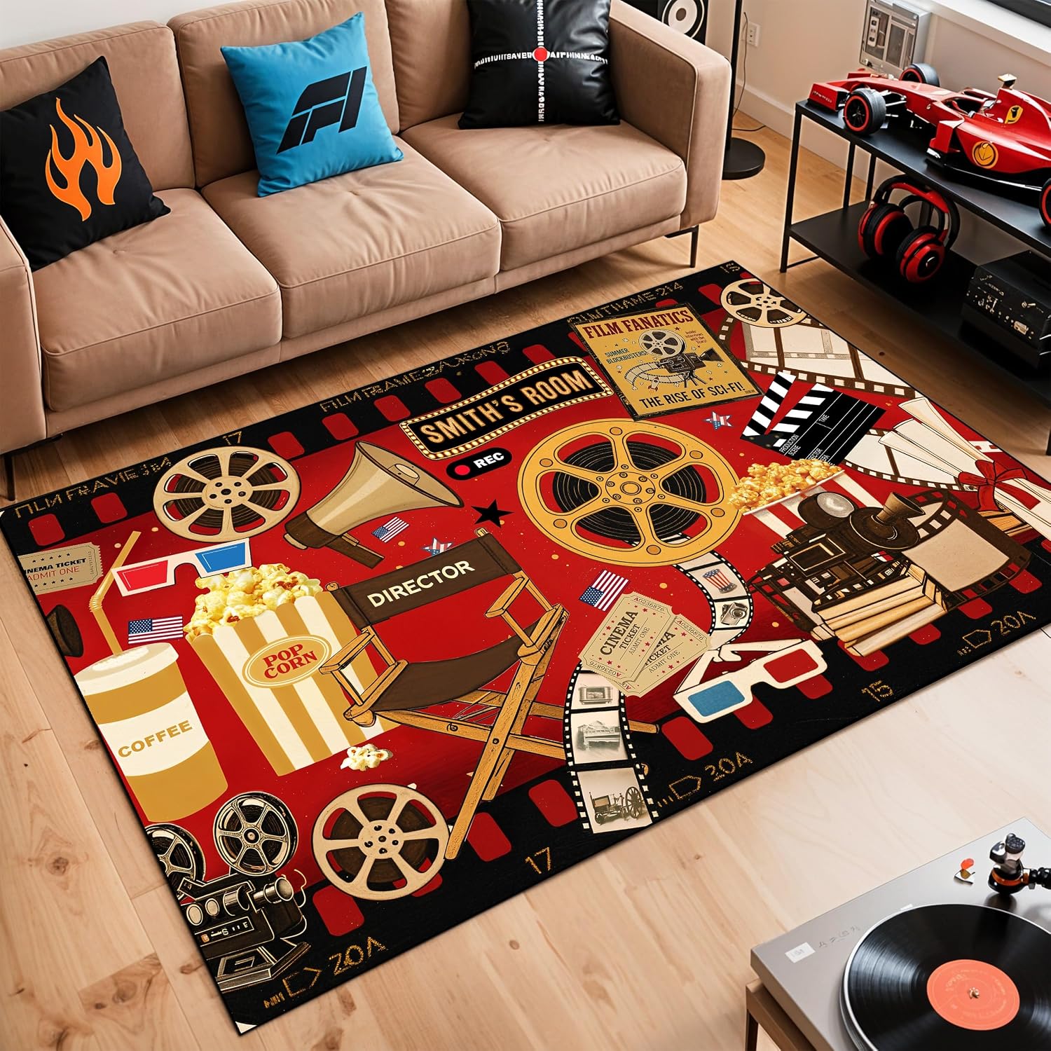 Dywan z motywem kinowym z możl – Home Cinema Flooring recenzja i cena