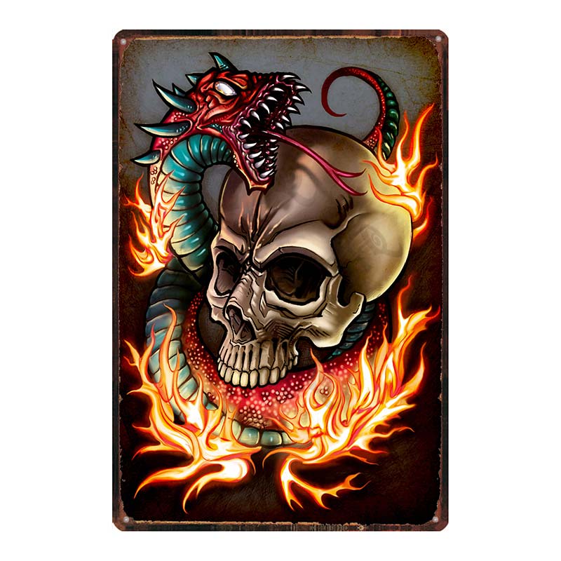 【YZFQ 】 Sugar Skull Plaque Met – Home Cinema Restaurant recenzja i cena
