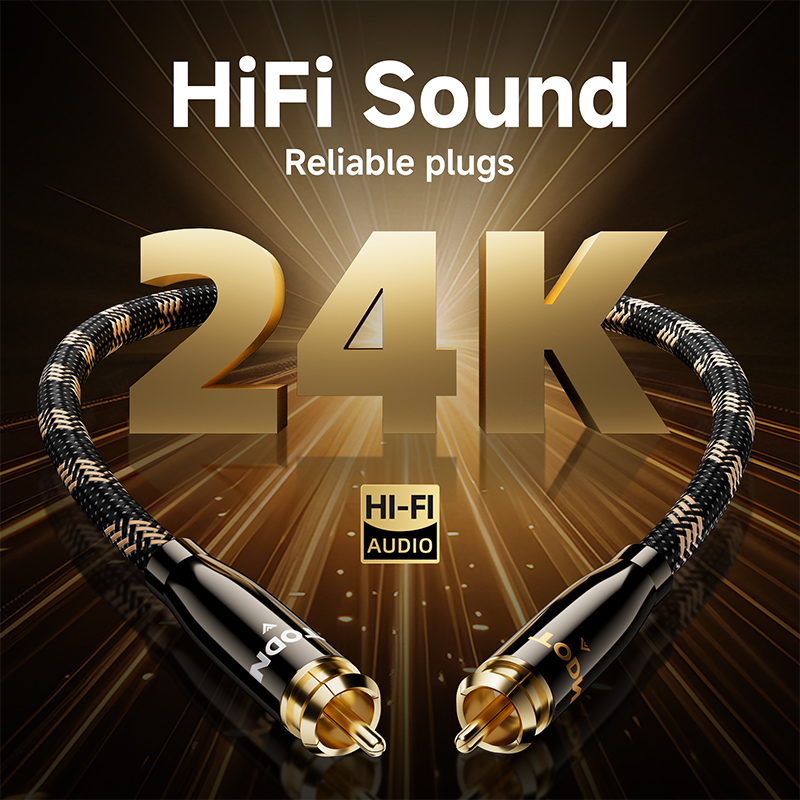 Кабель TODN RCA HiFi Стерео 3, – Home Cinema Unit recenzja i cena