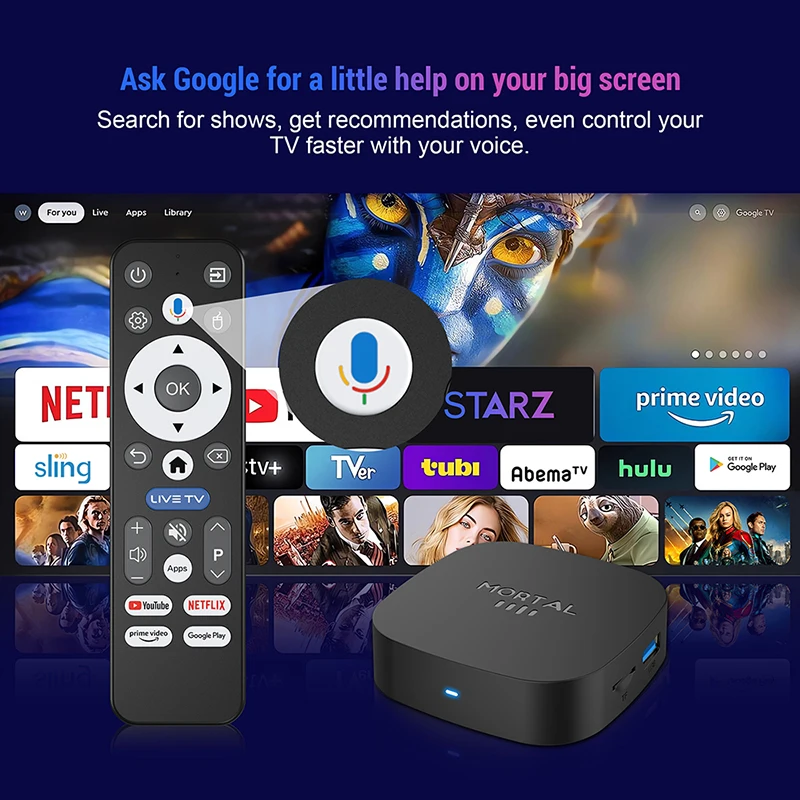 Nowy T1+ 8K HD TV Box 2026, An – Home Cinema Google recenzja i cena