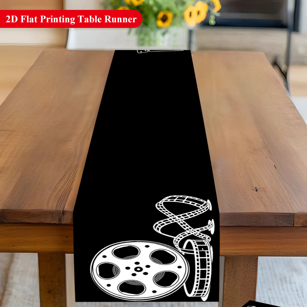 Obrus z motywem klapera filmow – Home Cinema Restaurant recenzja i cena