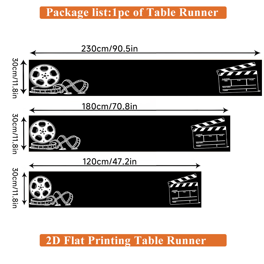 Obrus z motywem klapera filmow – Home Cinema Restaurant recenzja i cena