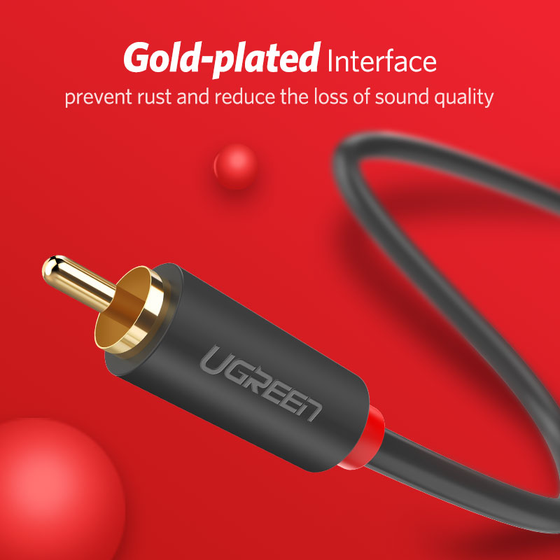 UGREEN 2RCA do 2 RCA z męskieg – Genius Home Cinema recenzja i cena