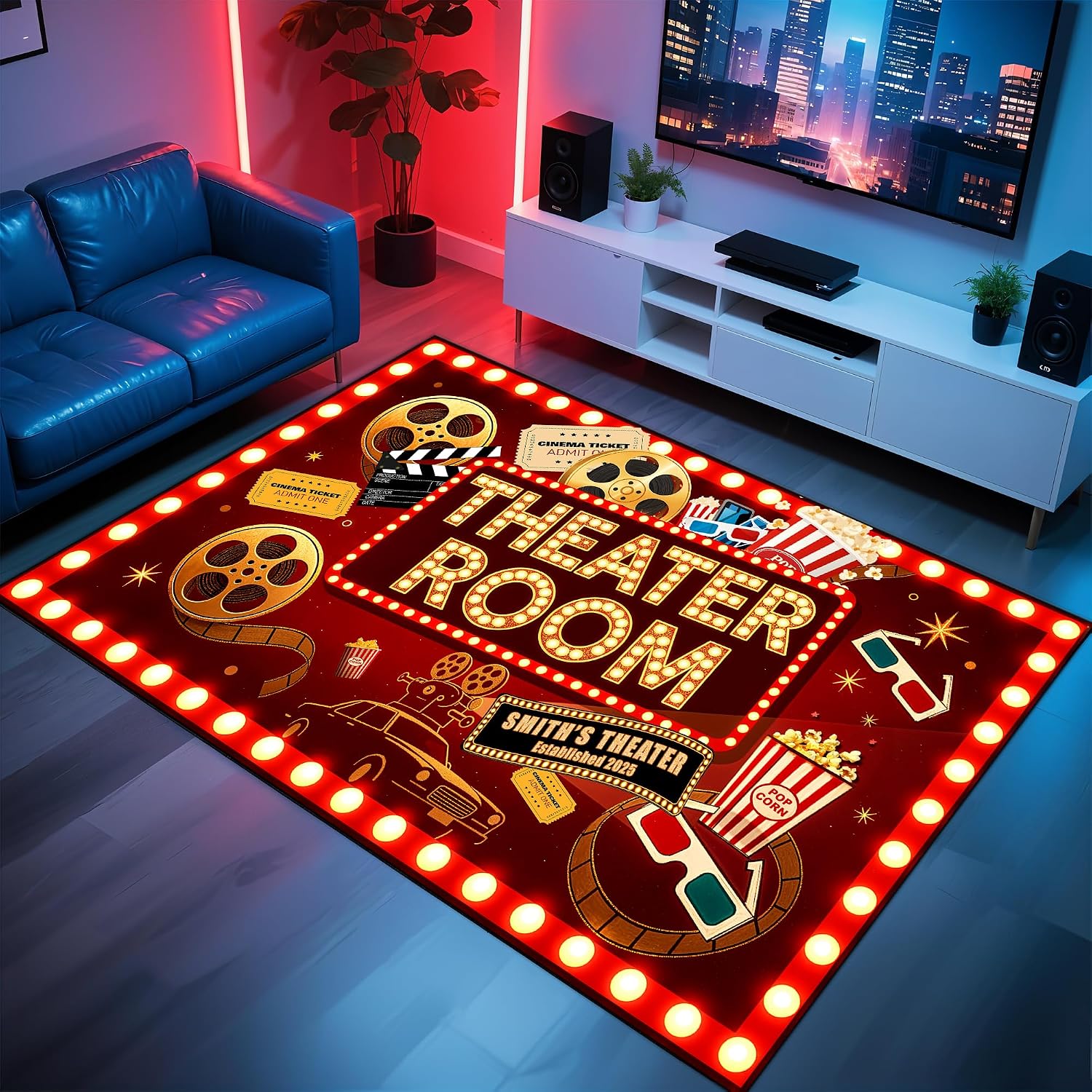 Dywan na wieczór filmowy, dywa – Home Cinema Flooring recenzja i cena