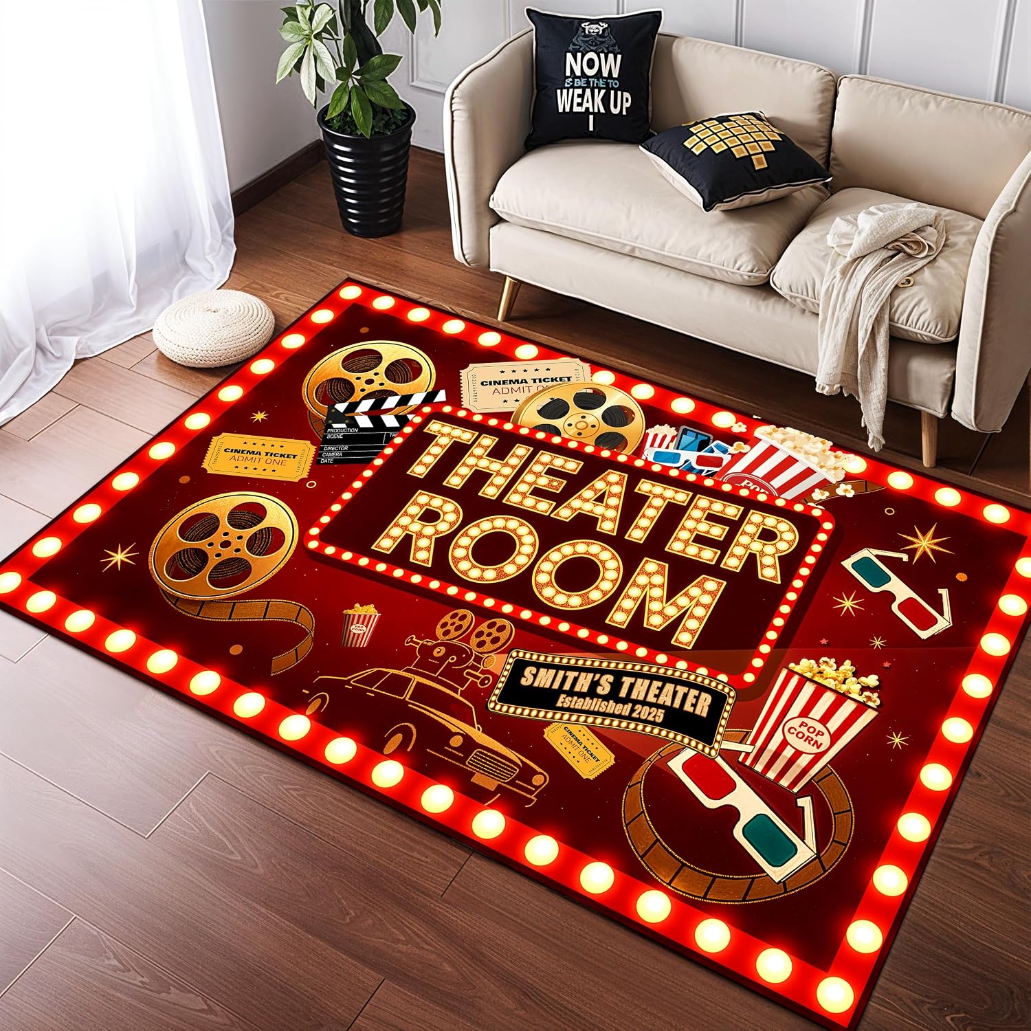 Dywan na wieczór filmowy, dywa – Home Cinema Flooring recenzja i cena