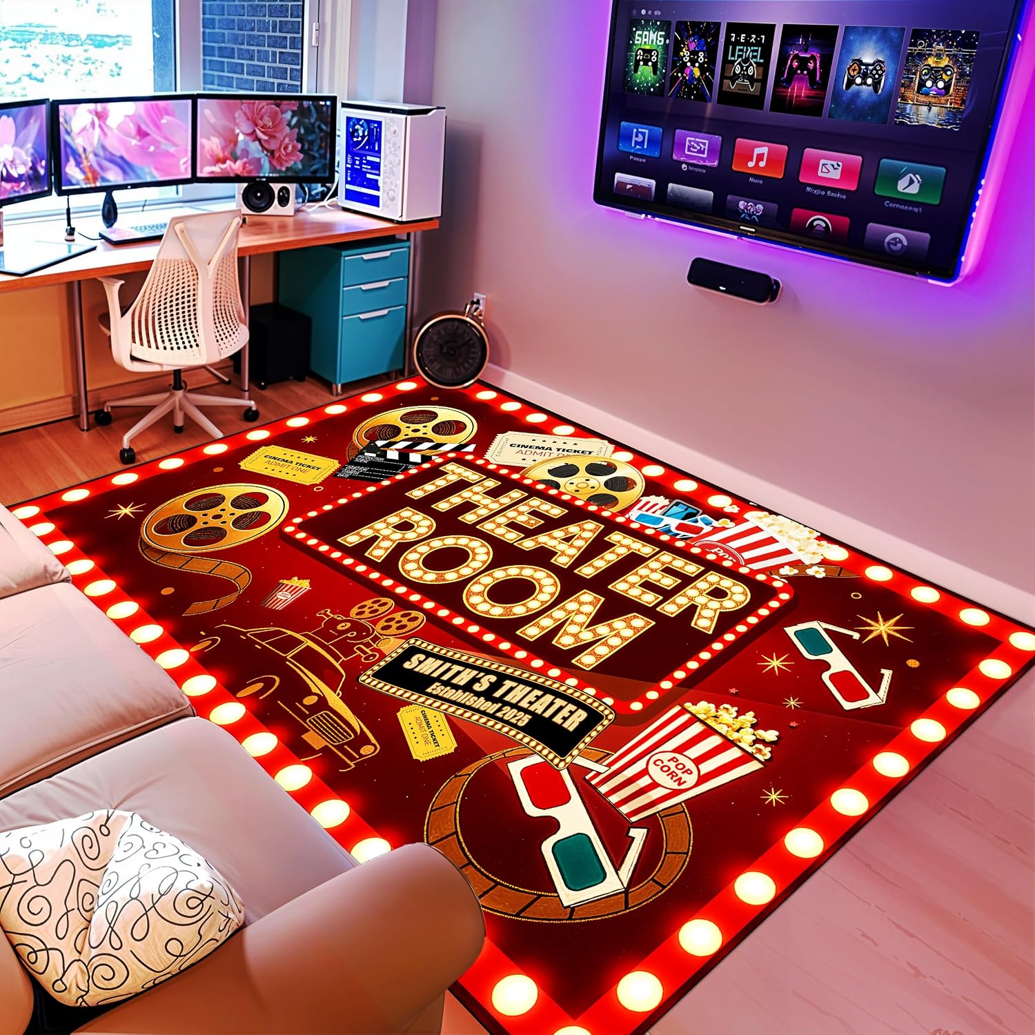 Dywan na wieczór filmowy, dywa – Home Cinema Flooring recenzja i cena