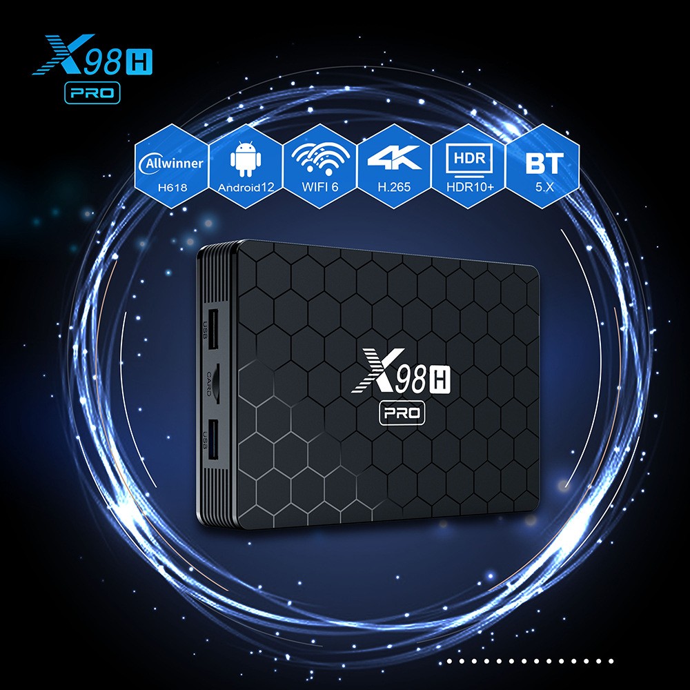 X98H Pro Smart TV Box 6K 2.4&5 – Home Cinema Google recenzja i cena