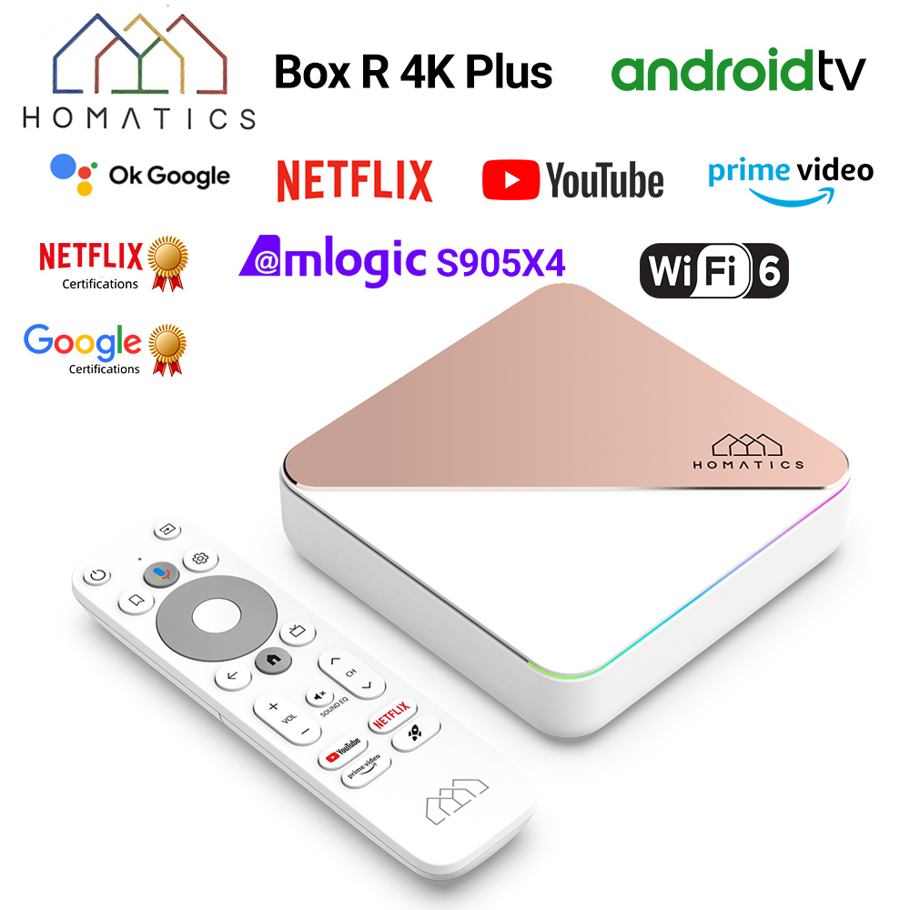 HOMATICS Box R 4K Plus TV Box  – Home Cinema Google recenzja i cena
