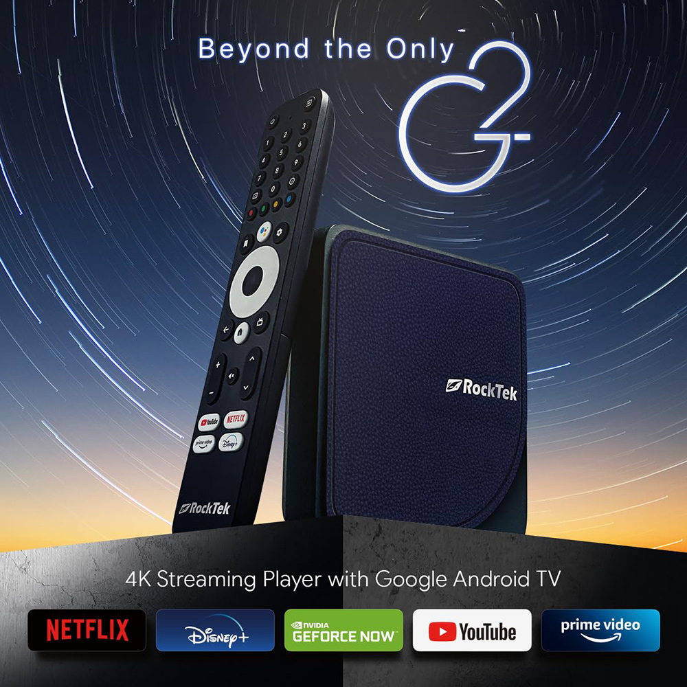 RockTek G2 4K AndroidTV 14 Str – Home Cinema Google recenzja i cena