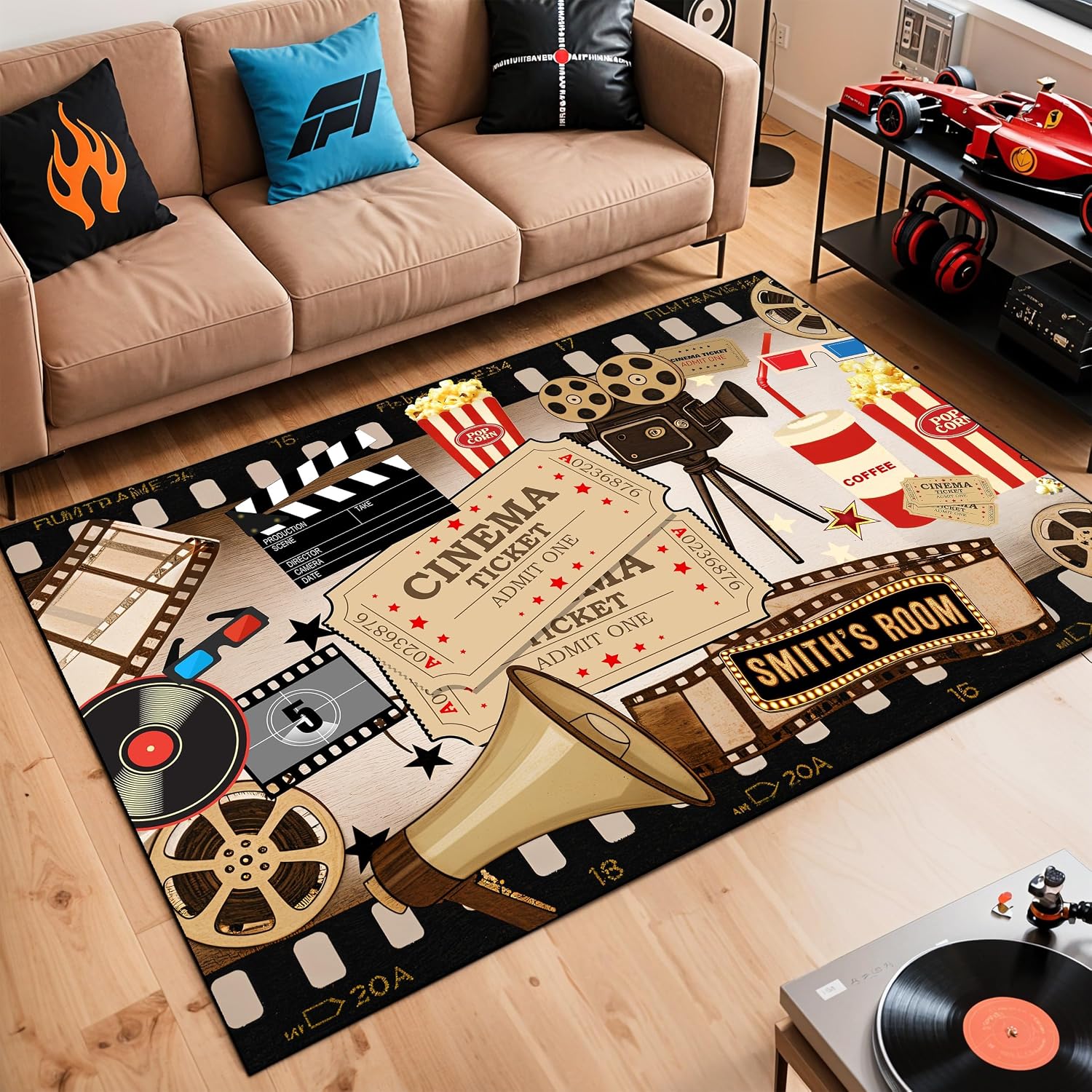 Spersonalizowany dywan kinowy  – Home Cinema Flooring recenzja i cena