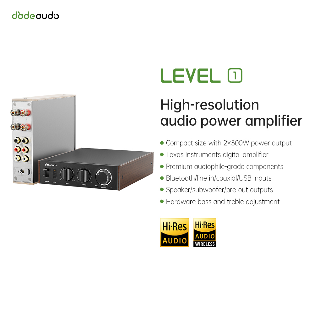 Wzmacniacz JadeAudio Level 1 D – Audio Home Cinema recenzja i cena