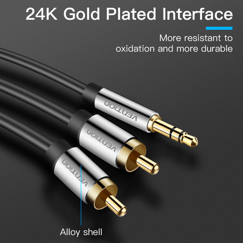 Vention RCA Cable 3.5 to 2rca  – Home Cinema Unit recenzja i cena